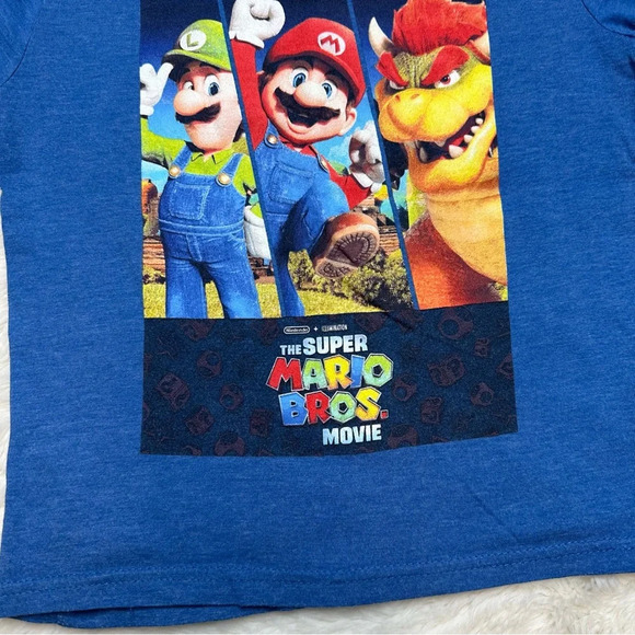 Nintendo The Super Mario Brothers Movie Blue Size 5 - Picture 4 of 16